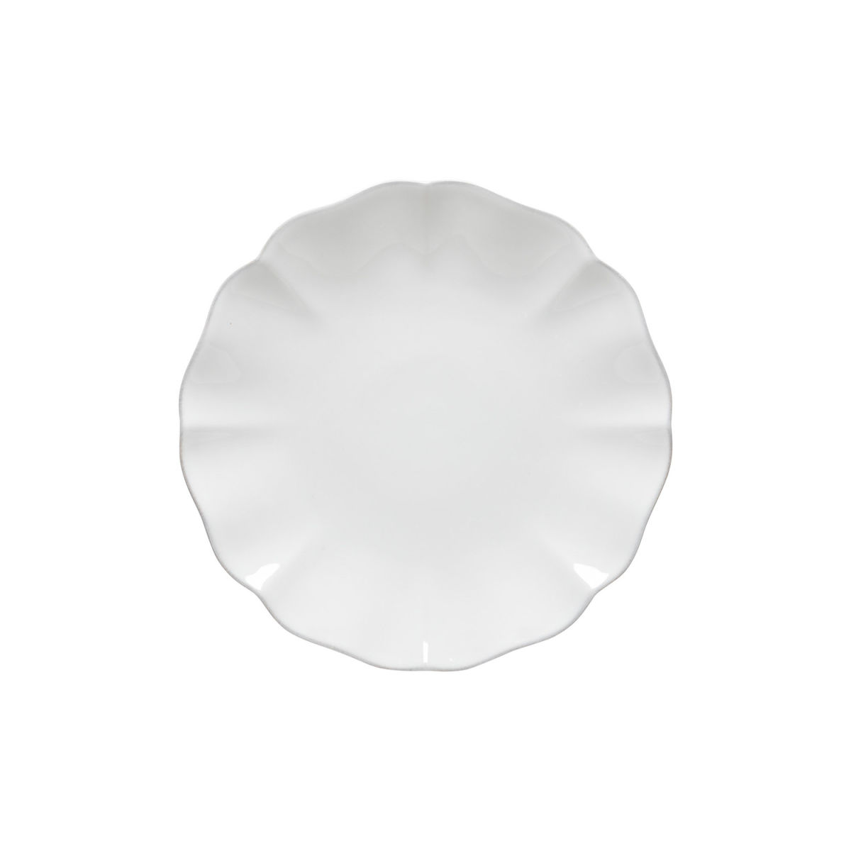 Costa Nova Runder Teller Pacifica 25x25x3.1 cm (LxØxH); weiß; rund; 12 Stück / Pack