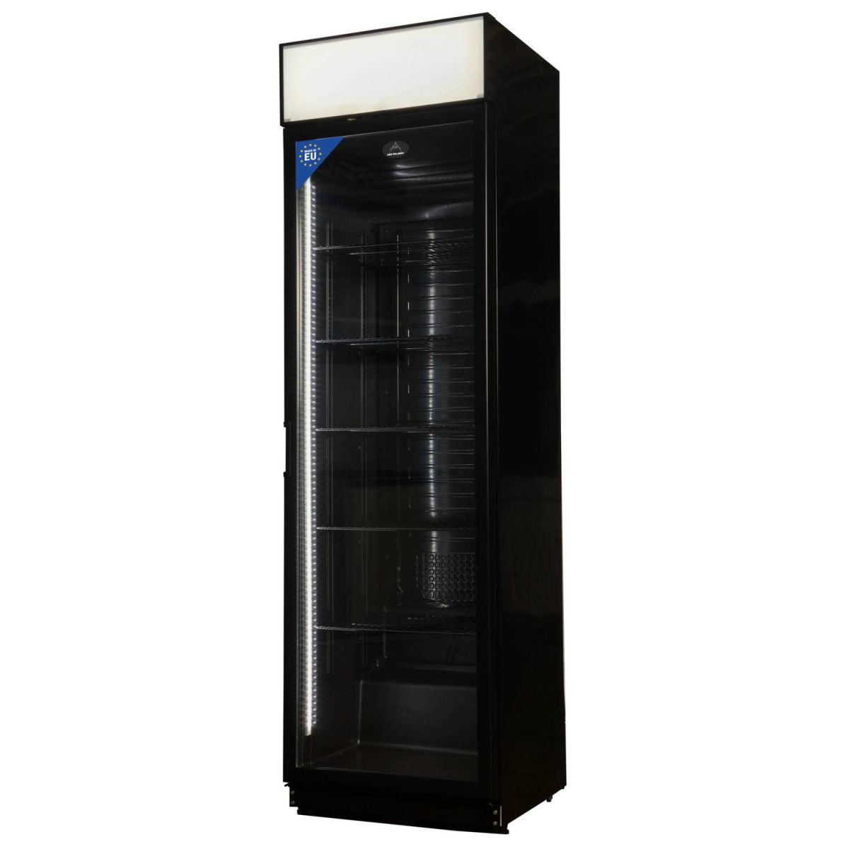 A&S Polarny Flaschenkühlschrank 385 L 600x600x2025mm, schwarz 360 l, 60x202.5x60 cm (BxHxT); schwarz