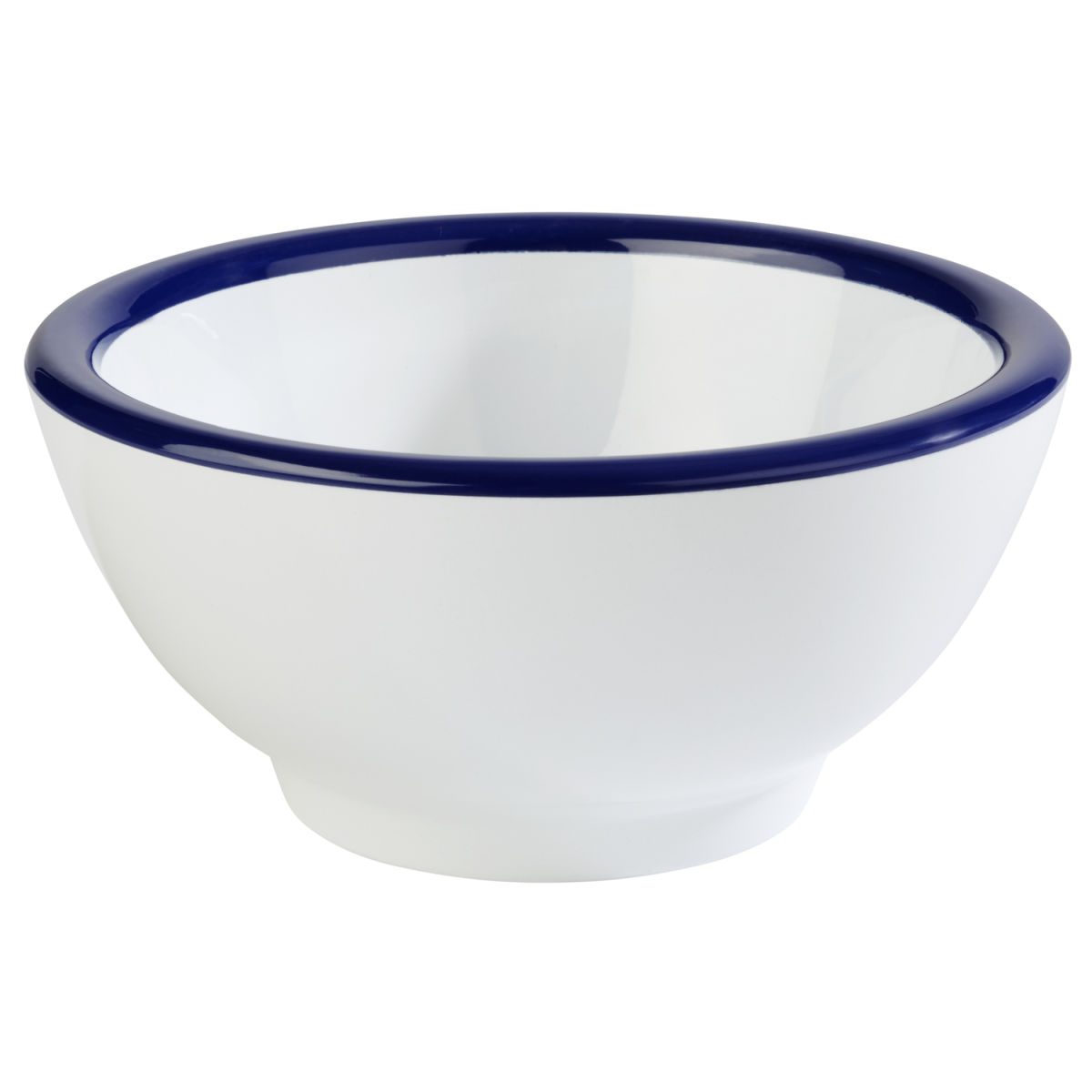 APS Schale ENAMEL LOOK, Melamin 300 ml, 13x13x13x6.5 cm (LxBxØxH); blau; rund