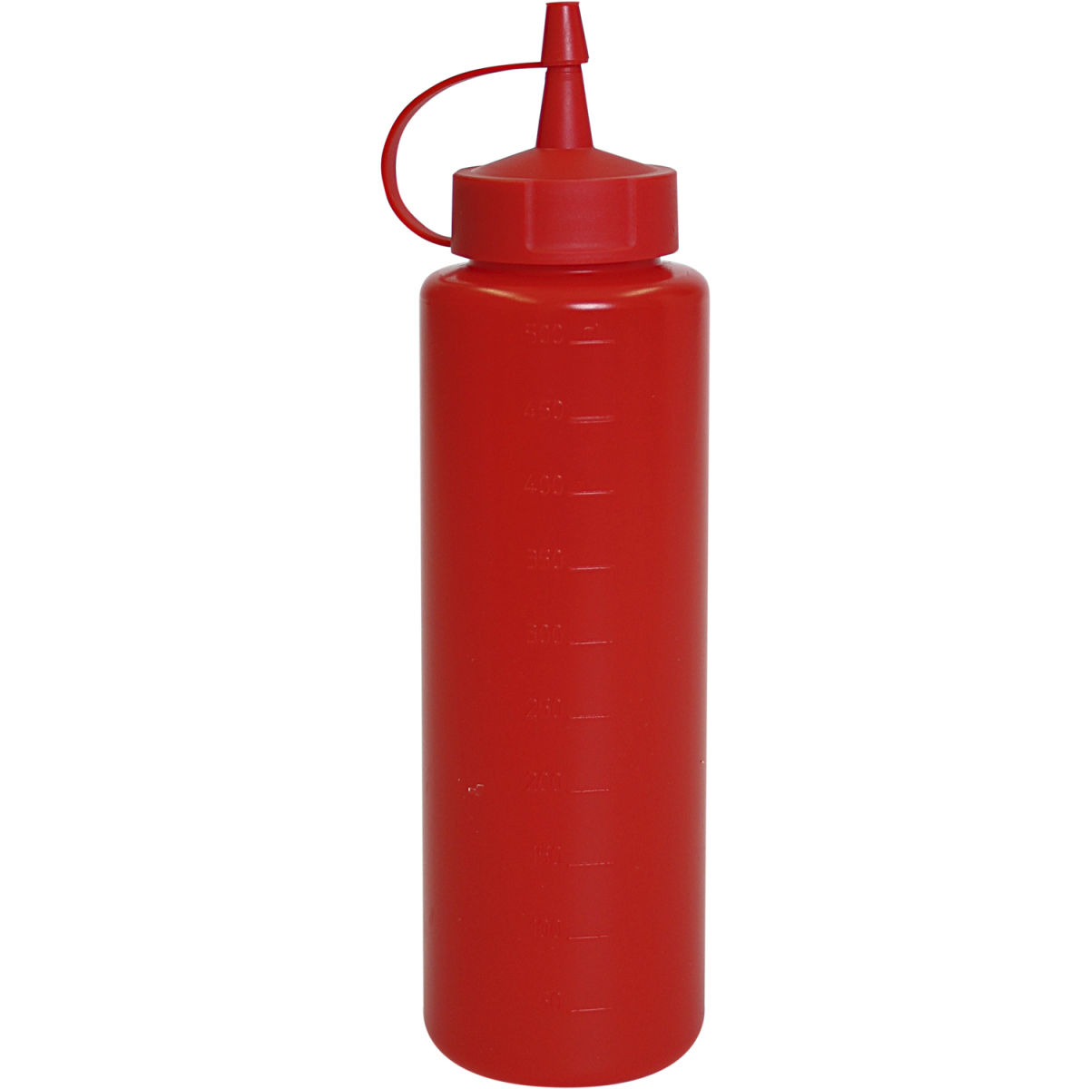 Schneider Quetschflasche Polypropylen 500 ml, 6.2x24 cm (ØxH); rot