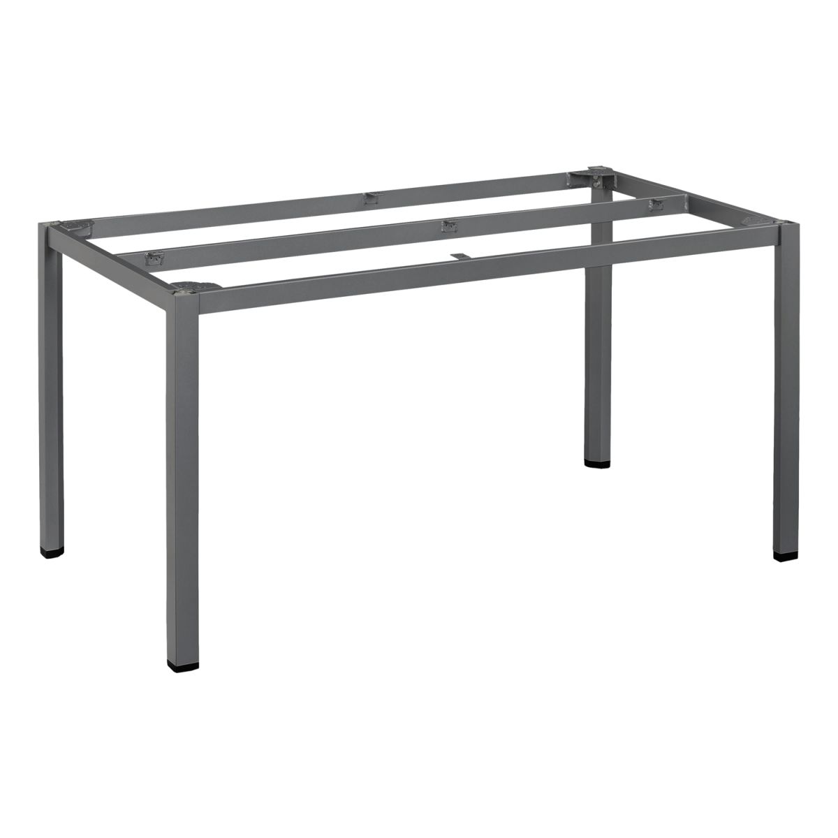 KETTLER Tischgestell CUBIC 138x68x73 cm (LxBxH); Platte anthrazit, Gestell anthrazit; rechteckig