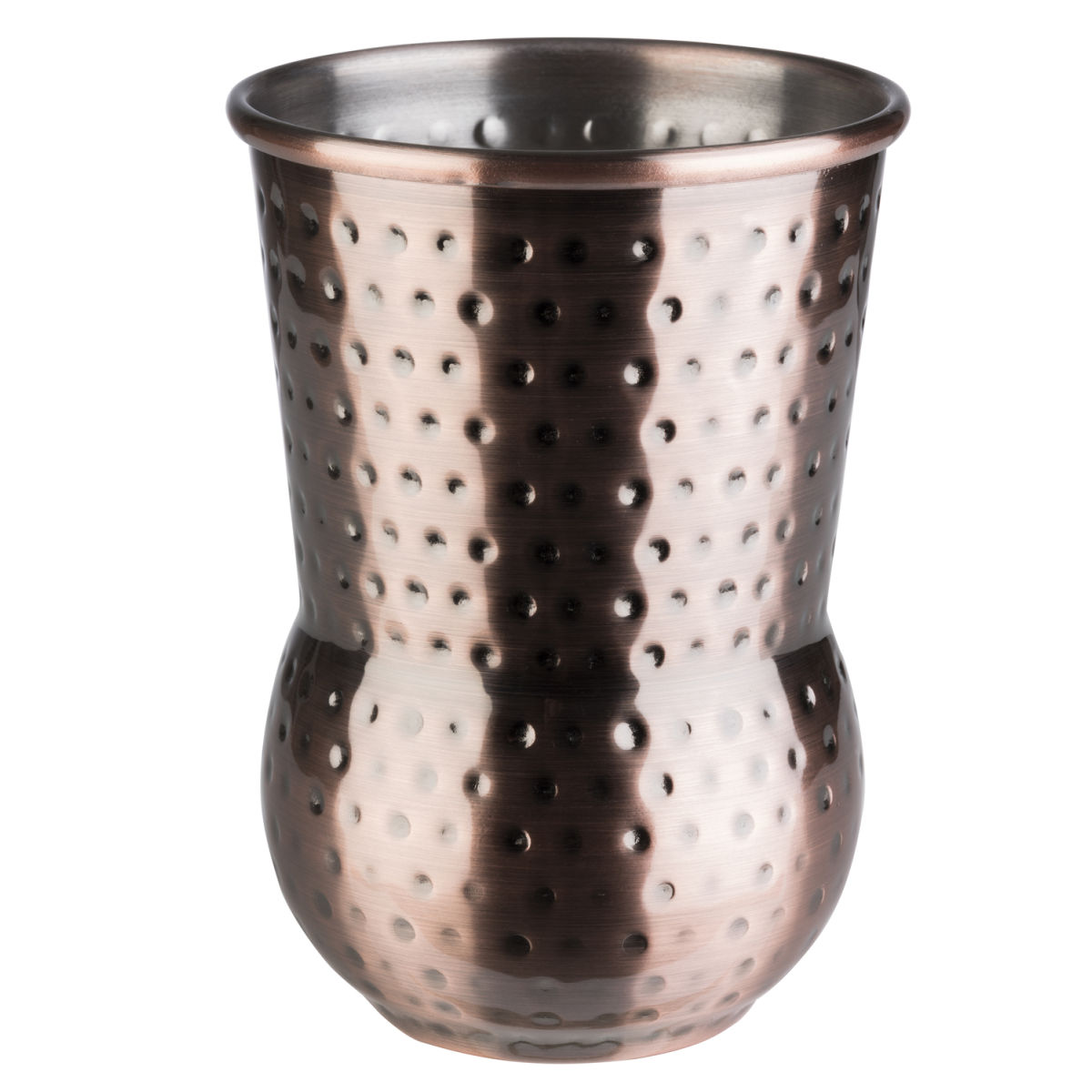 APS Becher JULEP MUG, Edelstahl, gehämmerte Obergläche 400 ml, 8x11.5 cm (ØxH); kupfer/braun