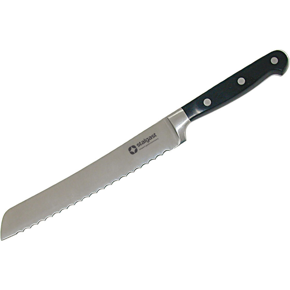 Stalgast Brotmesser, geschmiedete Klinge 19 cm (L); schwarz