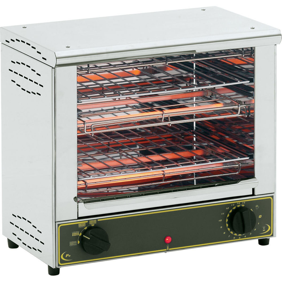 Roller Grill Salamander, zwei Ebenen, 300 Toasts/h 45x28.5x42 cm (BxTxH); silber