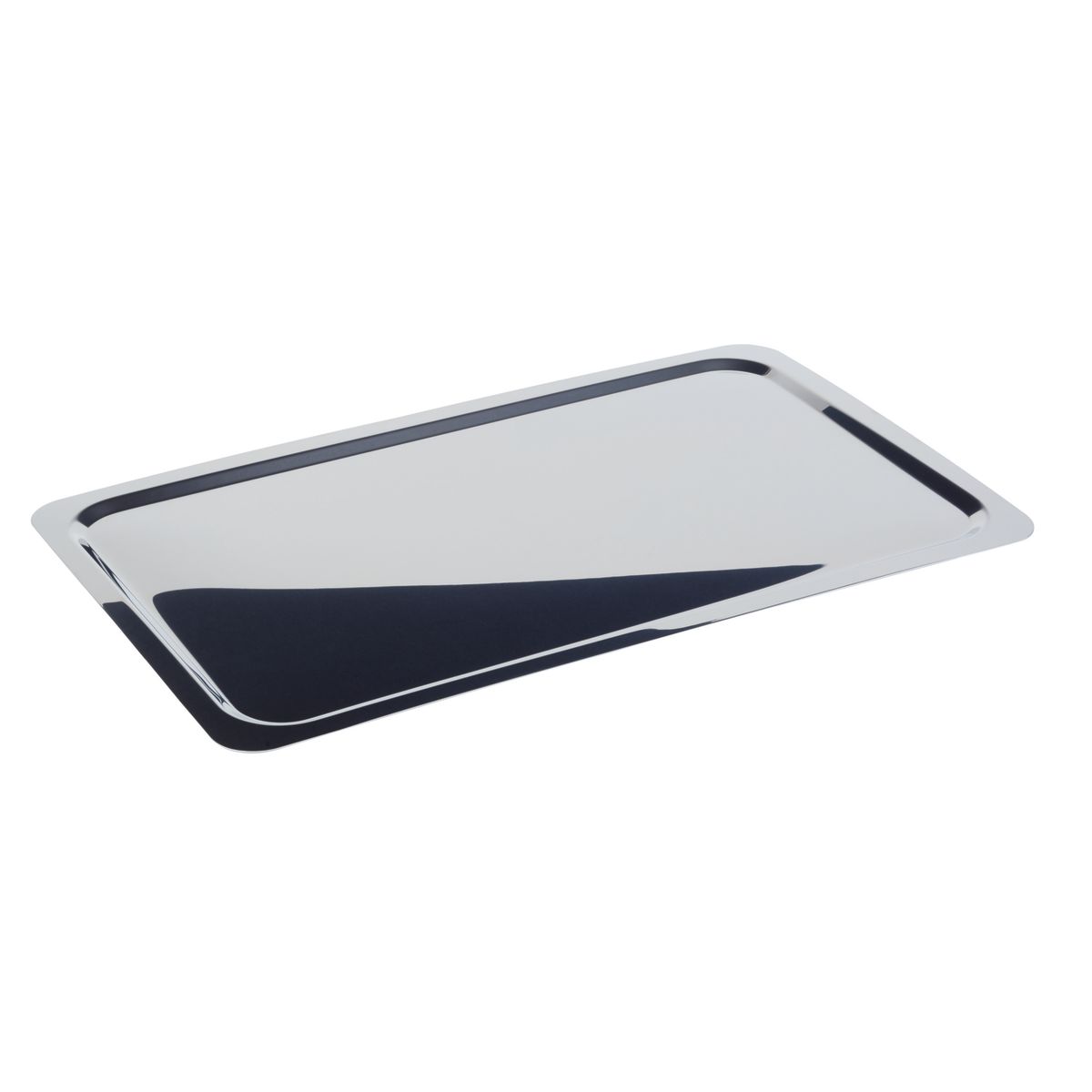 APS Profi Line dienblad; Maat GN 1/1, 53x32.5x1 cm (LxBxH); zilver; rechthoekig