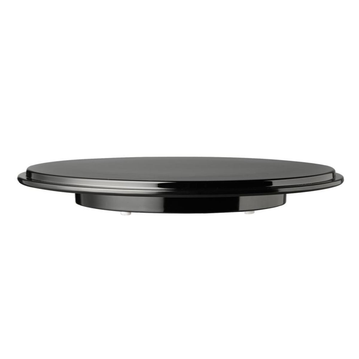 APS Servier- und Tortenplatte CASUAL, Melamin, rund 31x4 cm (ØxH); schwarz; rund