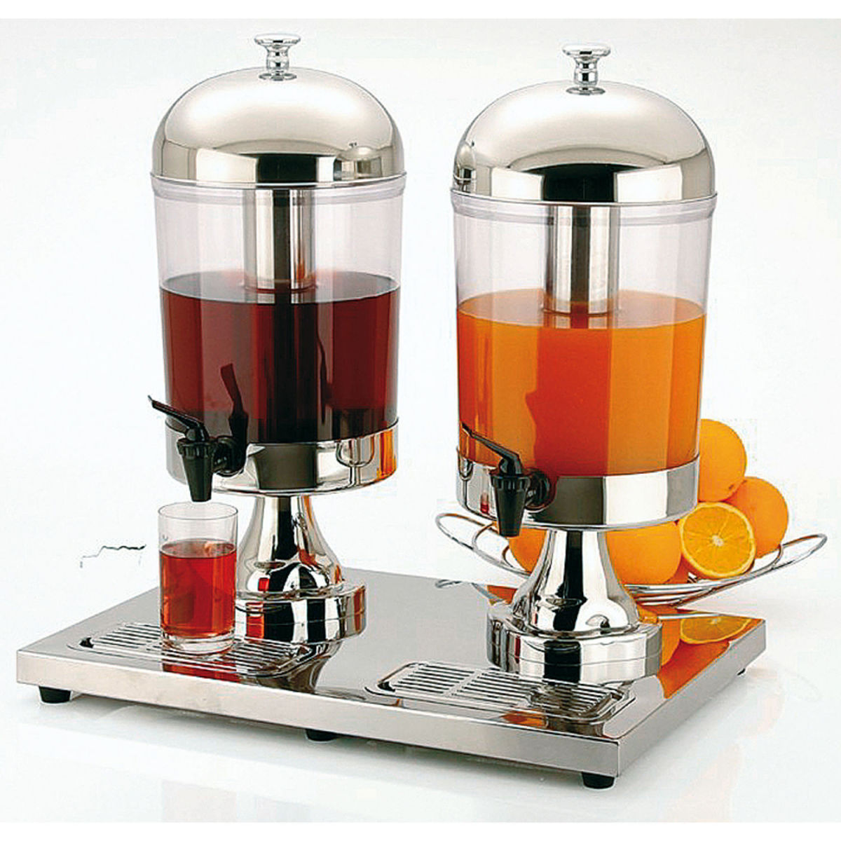 APS Ersatz-Behälter zu Saftdispenser INOX STAR 8000 ml, 22x22x22x26.5 cm (LxBxØxH); transparent; rund