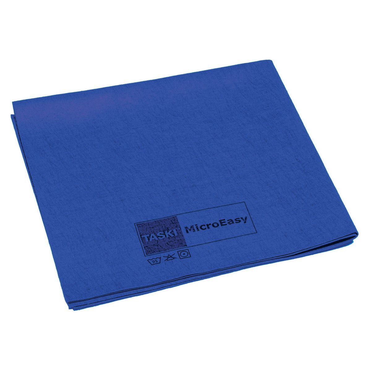 Diversey TASKI MicroEasy, Preisgünstiges Mikrofasertuch mit Vliesstofftechnologie blau; 5 Stück / Pack