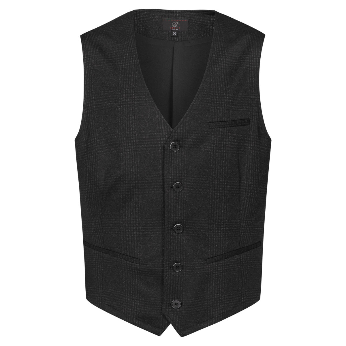 GREIFF Herren-Jerseyweste RF Casual Kleidergröße 50; anthrazit