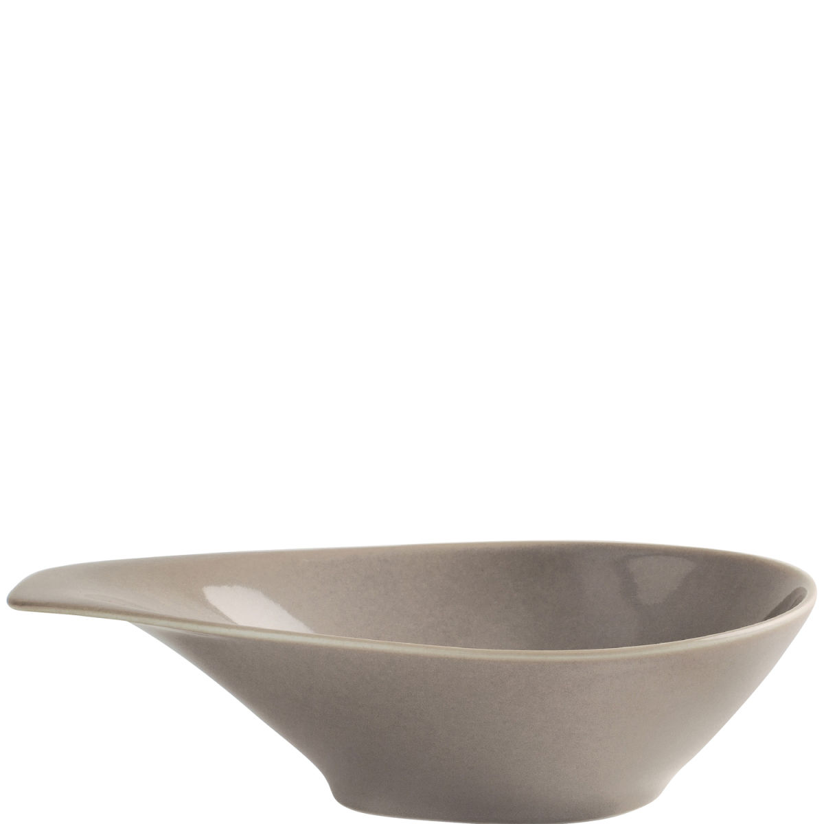 Kahla Schale Homestyle mit Griff 710 ml, 23.7x16.8x6.8 cm (LxBxH); grau; oval; 6 Stück / Pack