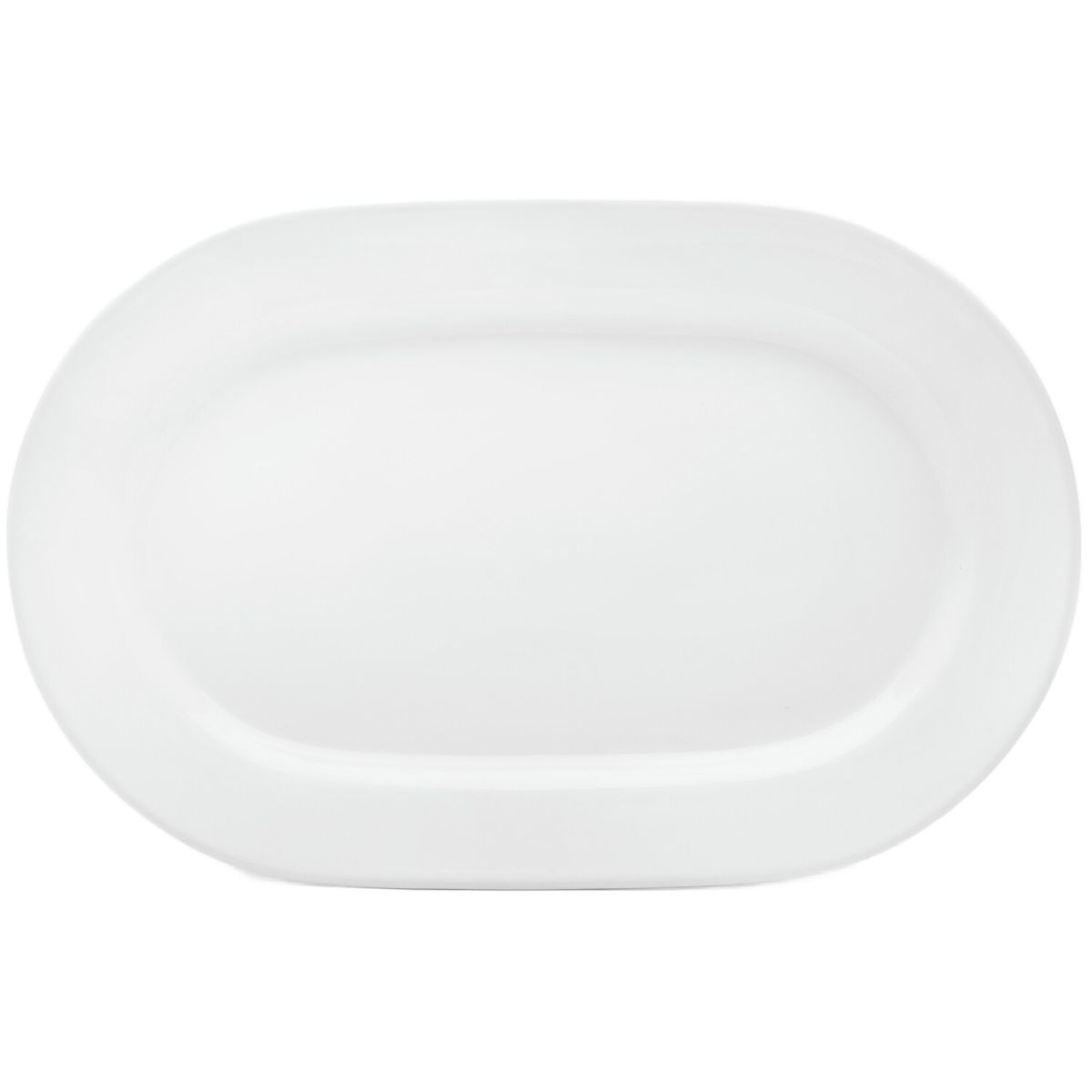 van Well Platte Trend, oval, 32x21 cm, van Well 21x32x3 cm (LxBxH); weiß; oval; 2 Stück / Pack