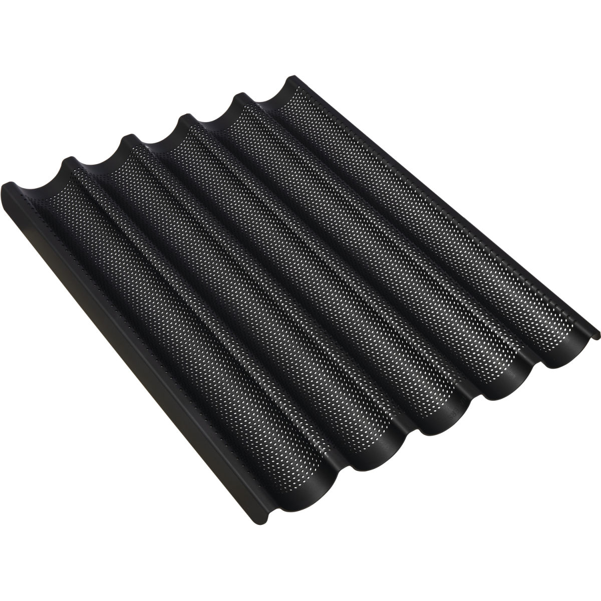 Schneider Baguettebleche 60x40x2 cm (LxBxH); schwarz