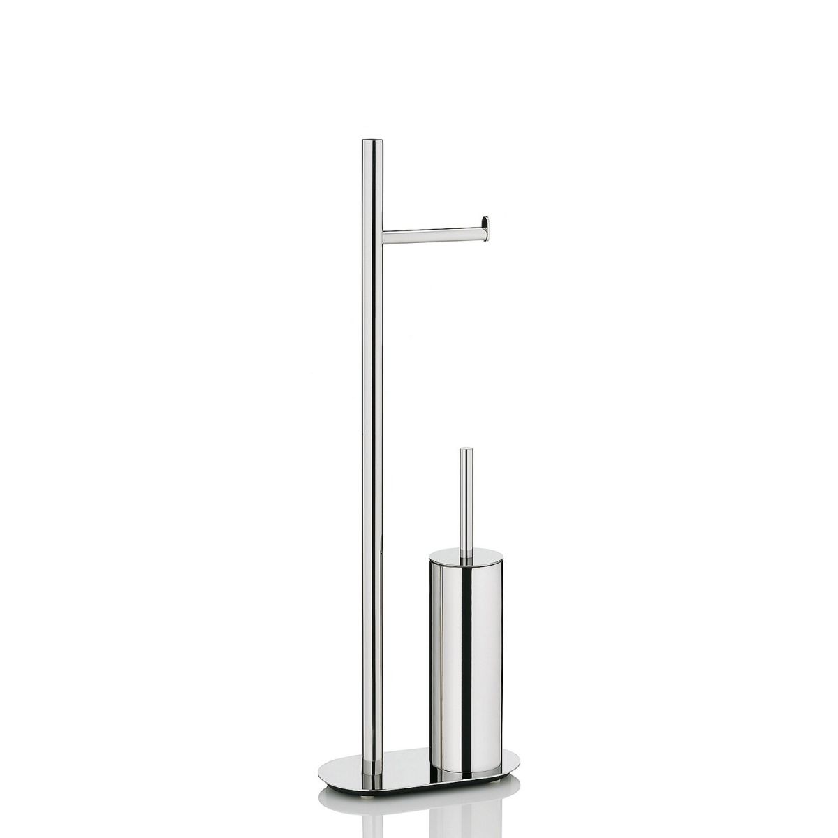 kela Toilettengarnitur Lucido Edelstahl 18/10 silber glänzend 25x13x76.5 cm (LxBxH); silber