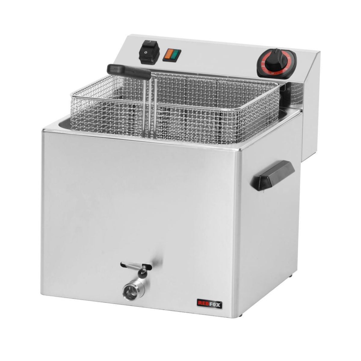 A&S Polarny Elektro Fritteuse 11 L, 8,1 kW 11 l, 36x42x37 cm (BxTxH); edelstahl
