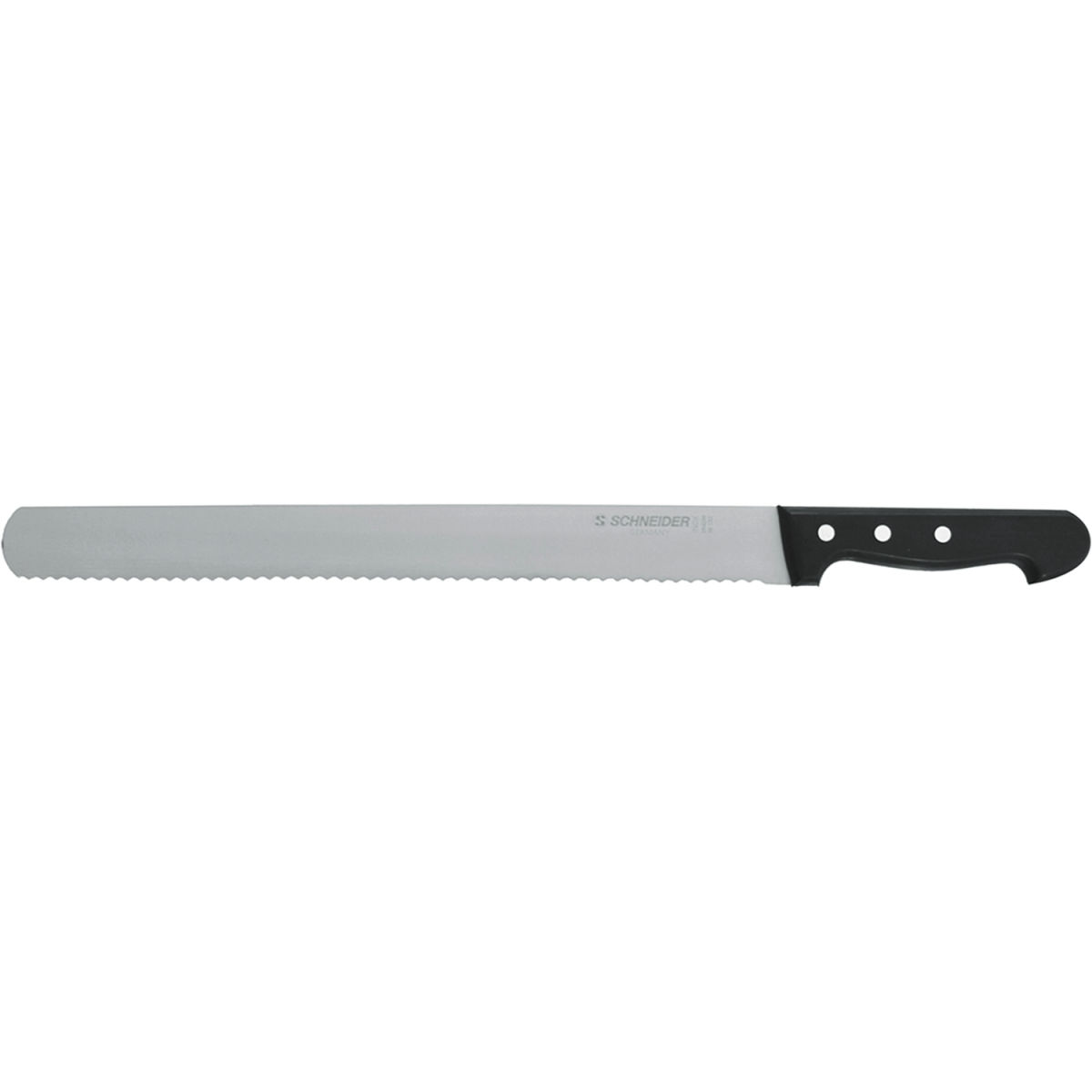 Schneider Bäckermesser Welle Klingenlänge 36 cm, 36 cm (L); schwarz