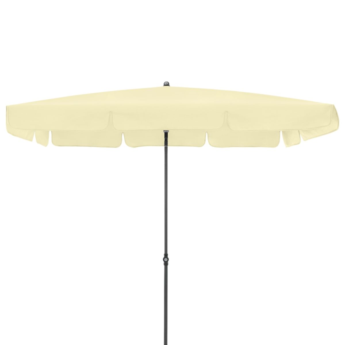 Doppler Gastro Sonnenschirm Waterproof Eckig; 260x150x269 cm (LxBxH); natur