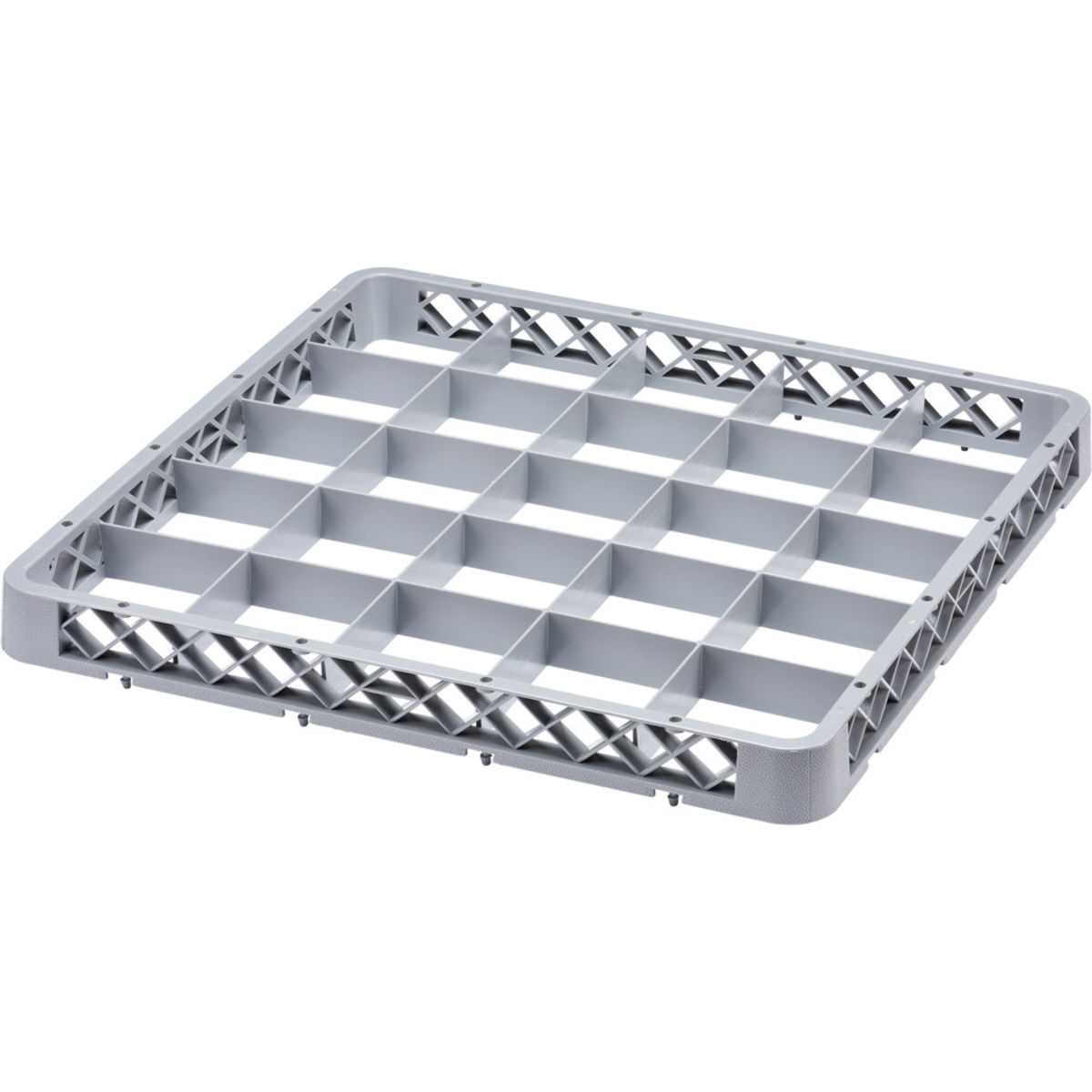 Stalgast Aufsatzrand für Spülkorb 25 Fächer 50x50x4.5 cm (BxTxH); grau