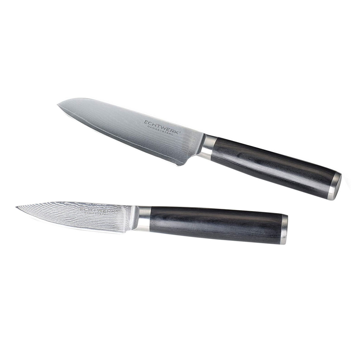 ECHTWERK Damastmesser Set 2-tlg silber