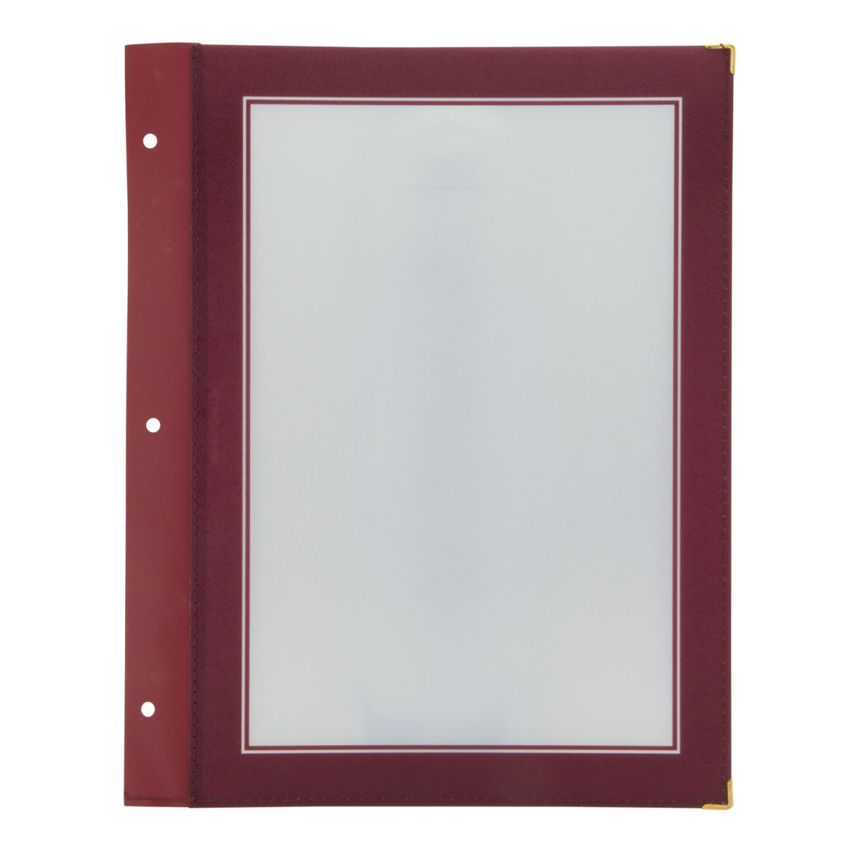 Set di 5 Inserti per Carte A4 Wood - Bordeaux - 2 facciate Securit; rosso