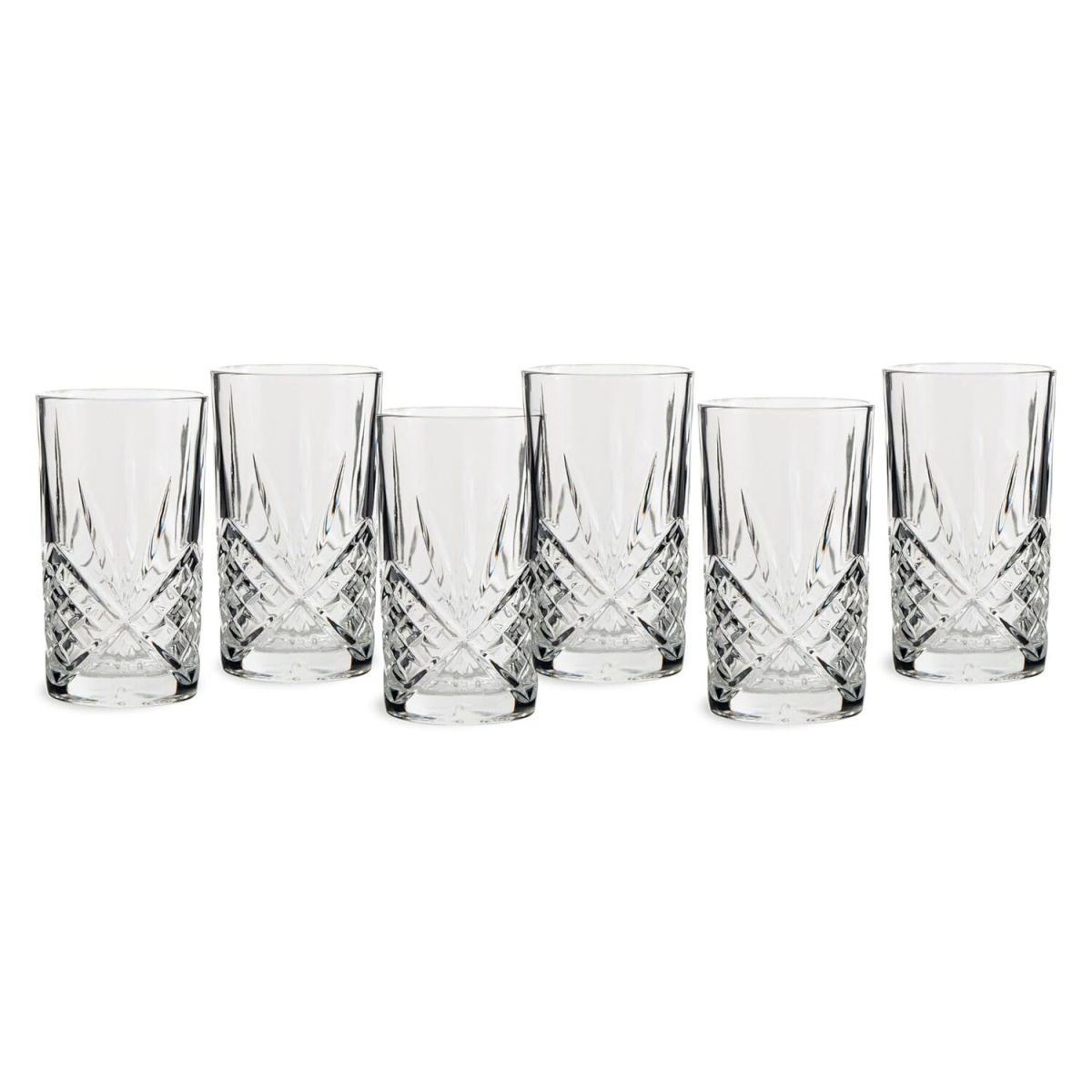 ECHTWERK Longdrinkgläser 350 ml, 6.7x14 cm (ØxH); transparent; 6 Stück / Pack
