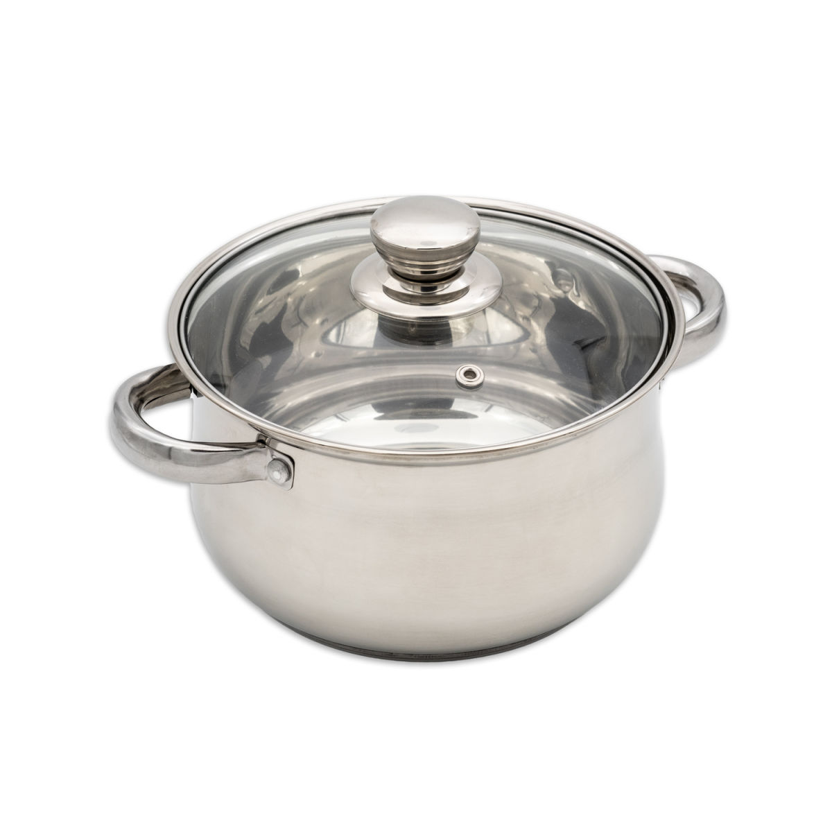 GRANA HOME Bratentopf mit Deckel Comfort Line 2.5 l, 18x10 cm (ØxH); silber