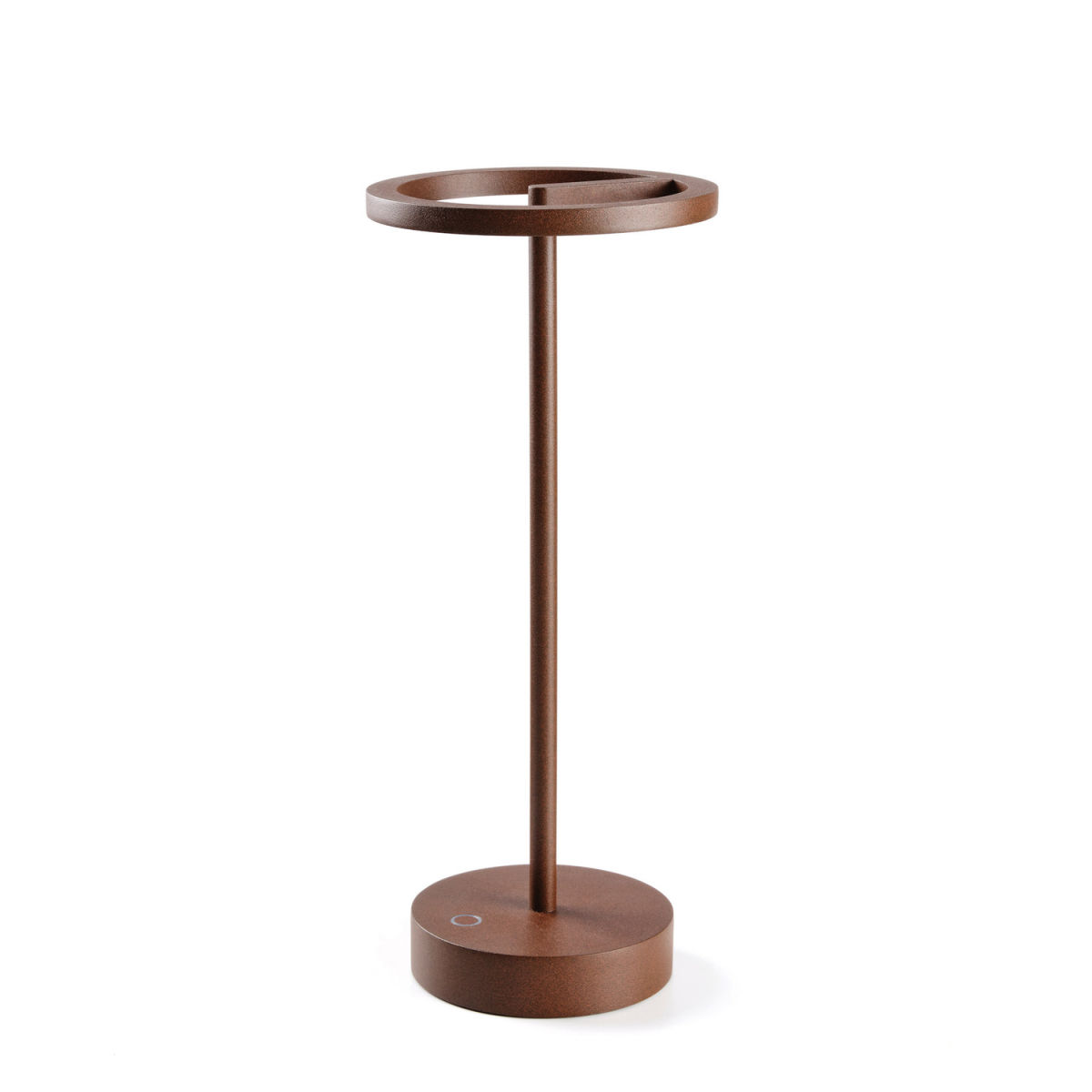 DELSANA WHEEL Tischleuchte Innen- und/ Außenbereich 14x33 cm (ØxH); braun