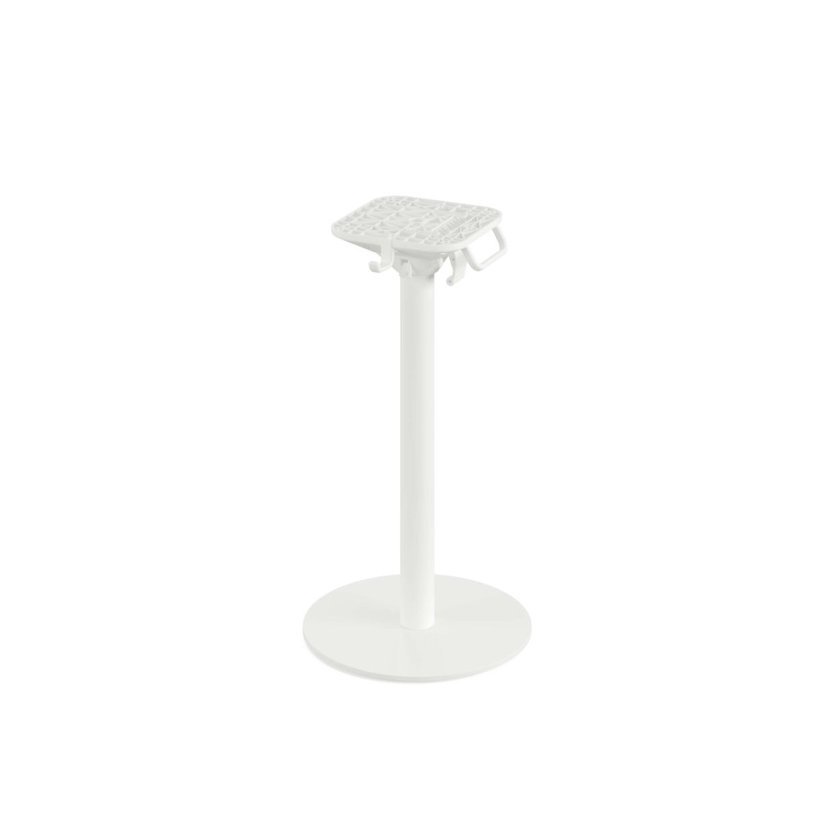 Feros Tischgestell Urban niedrig 45x72 cm (BxH); weiß