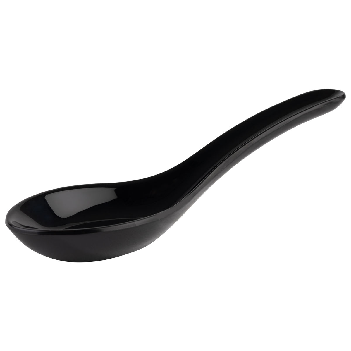 APS Fingerfoodlöffel FRIENDLY, aus gebrauchtem Kunststoff (PET) 13.5 cm (L); schwarz; 12 Stück / Pack