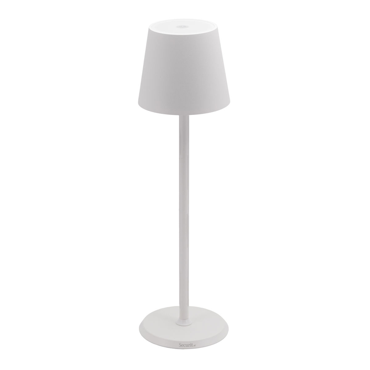 Lampada da tavolo LED senza fili Féline - Bianco - Interno/Esterno - Cavo magnetico incluso Securit; 11x11x38 cm (LxLxH); bianco