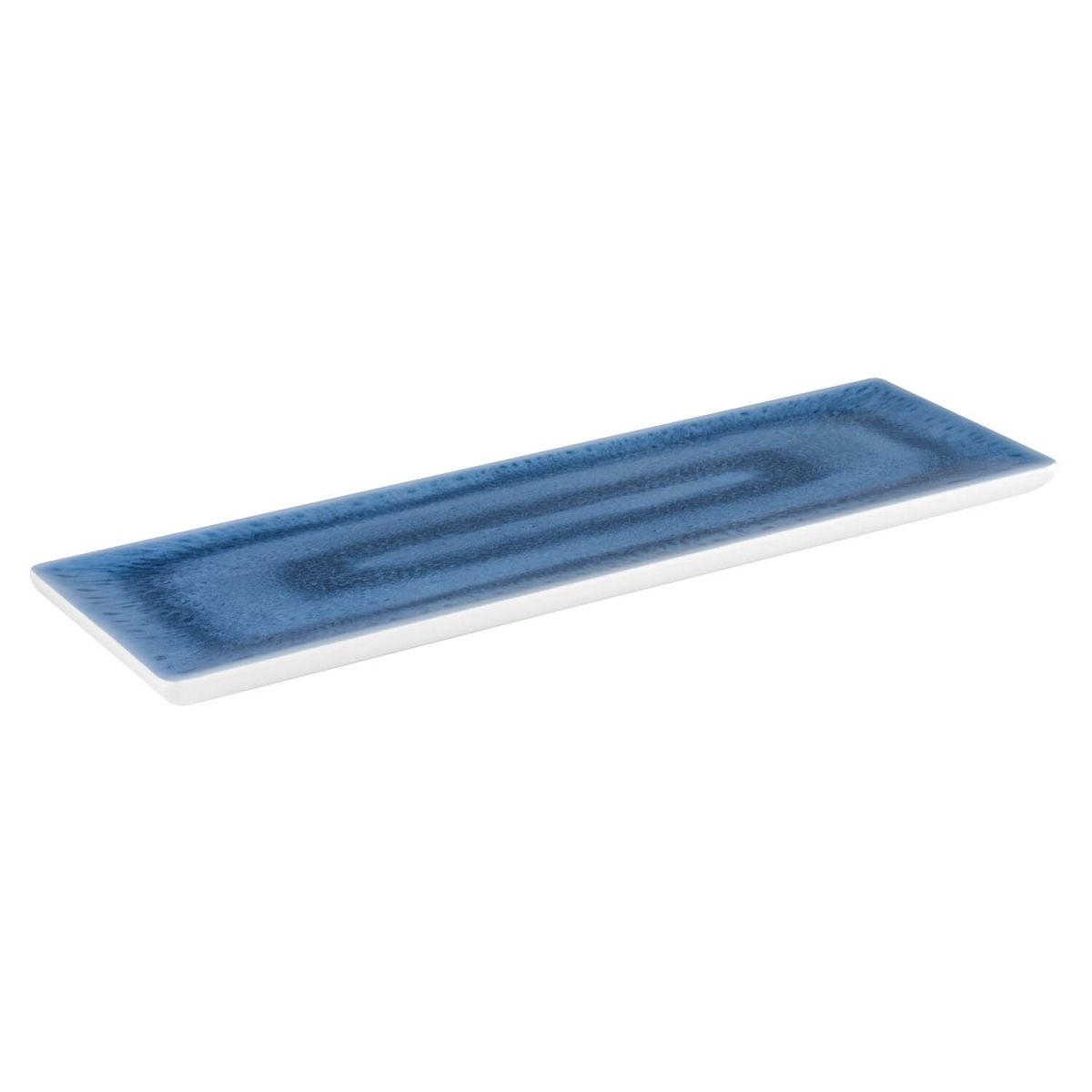 APS GN 2/4 Tablett BLUE OCEAN, Melamin GN 2/4, 53x16.2x2 cm (LxBxH); blau/weiß; rechteckig