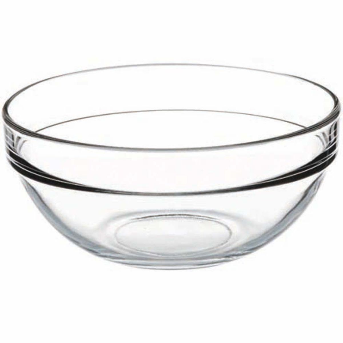 Pasabahçe Glasschüssel 550 ml, 14x6.3 cm (ØxH); transparent; 6 Stück / Pack