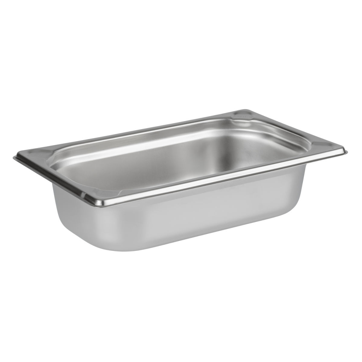APS GN 1/4 Behälter, Edelstahl GN 1/4, 1.8 l, 26.5x16x6.5 cm (LxBxT); silber
