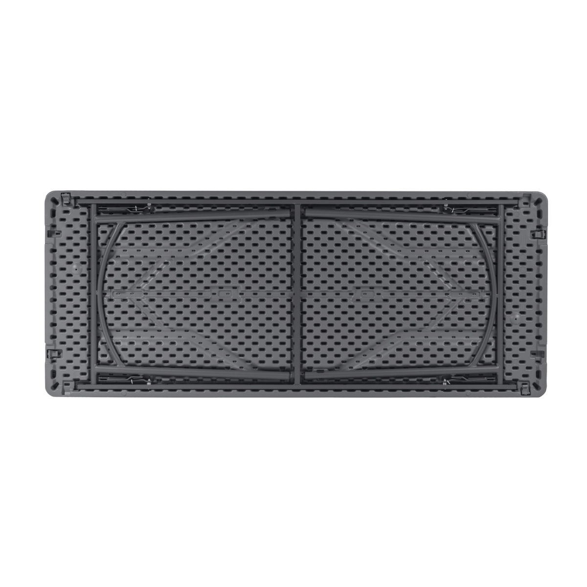 Zown ZOWN Klapptisch XL180 183x76x74 cm (LxBxH); grau
