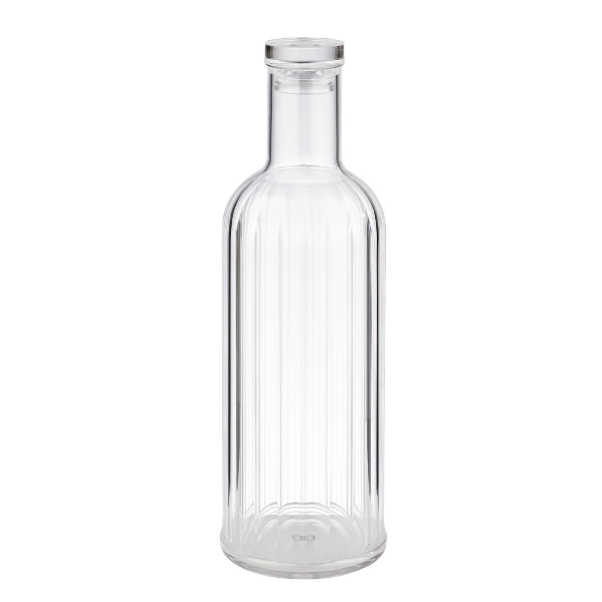 Bottiglia Stripes APS; 1000ml, 9x9x9x28.5 cm (LxLxØxH); trasparente; rotonda