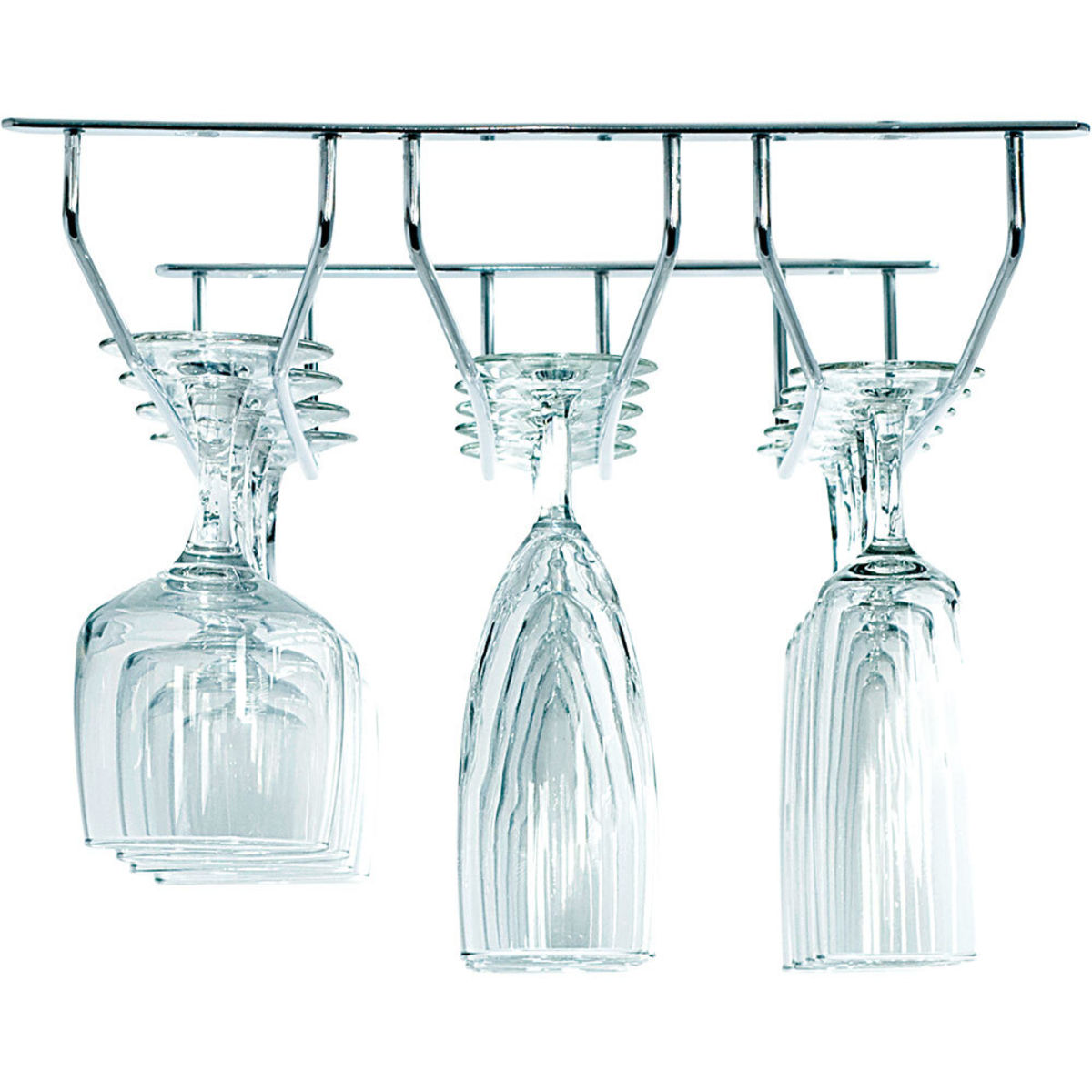 Stalgast Gläserschiene mit fünf Reihen 48x7x35.5 cm (BxHxT); silber