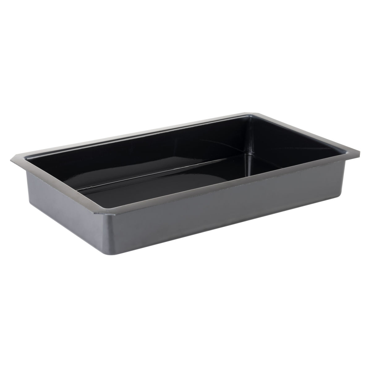 APS GN 1/1 Einsatz SUPERBOX, Polystyrol GN 1/1, 53x32.5x8.5 cm (LxBxH); schwarz; rechteckig