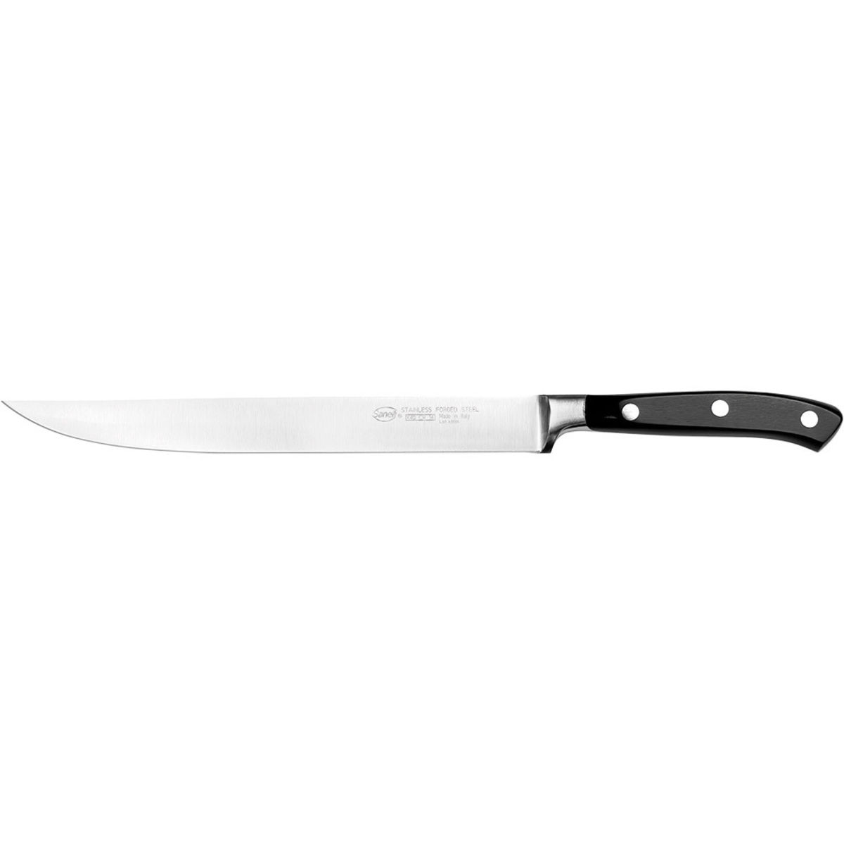 Sanelli Geflügel- und Bratenmesser, geschmiedet, Ergoforge, Klingen-L. 220 mm 35 cm (L); silber/schwarz