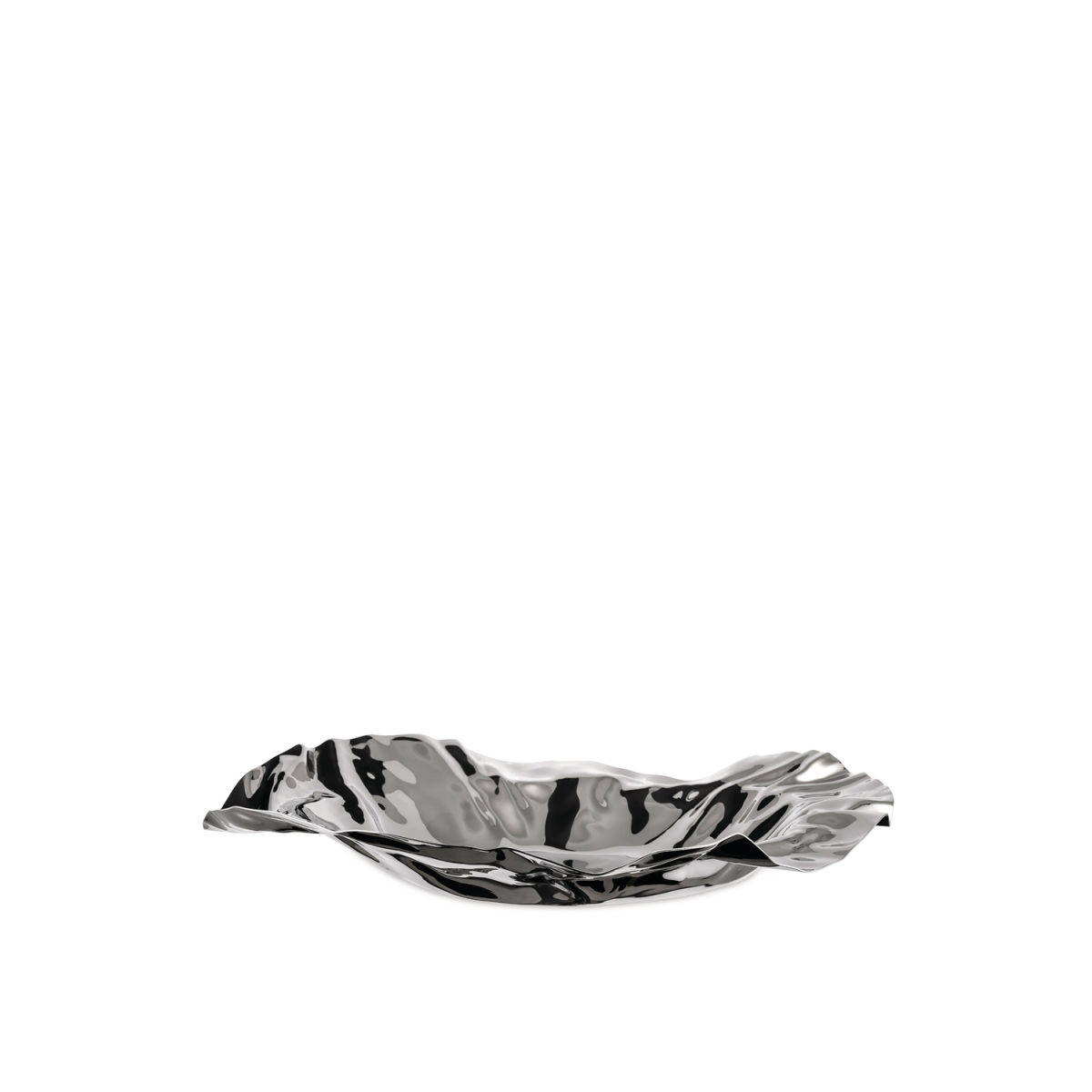 Alessi Korbschale Port ; 37x6 cm (ØxH); silber