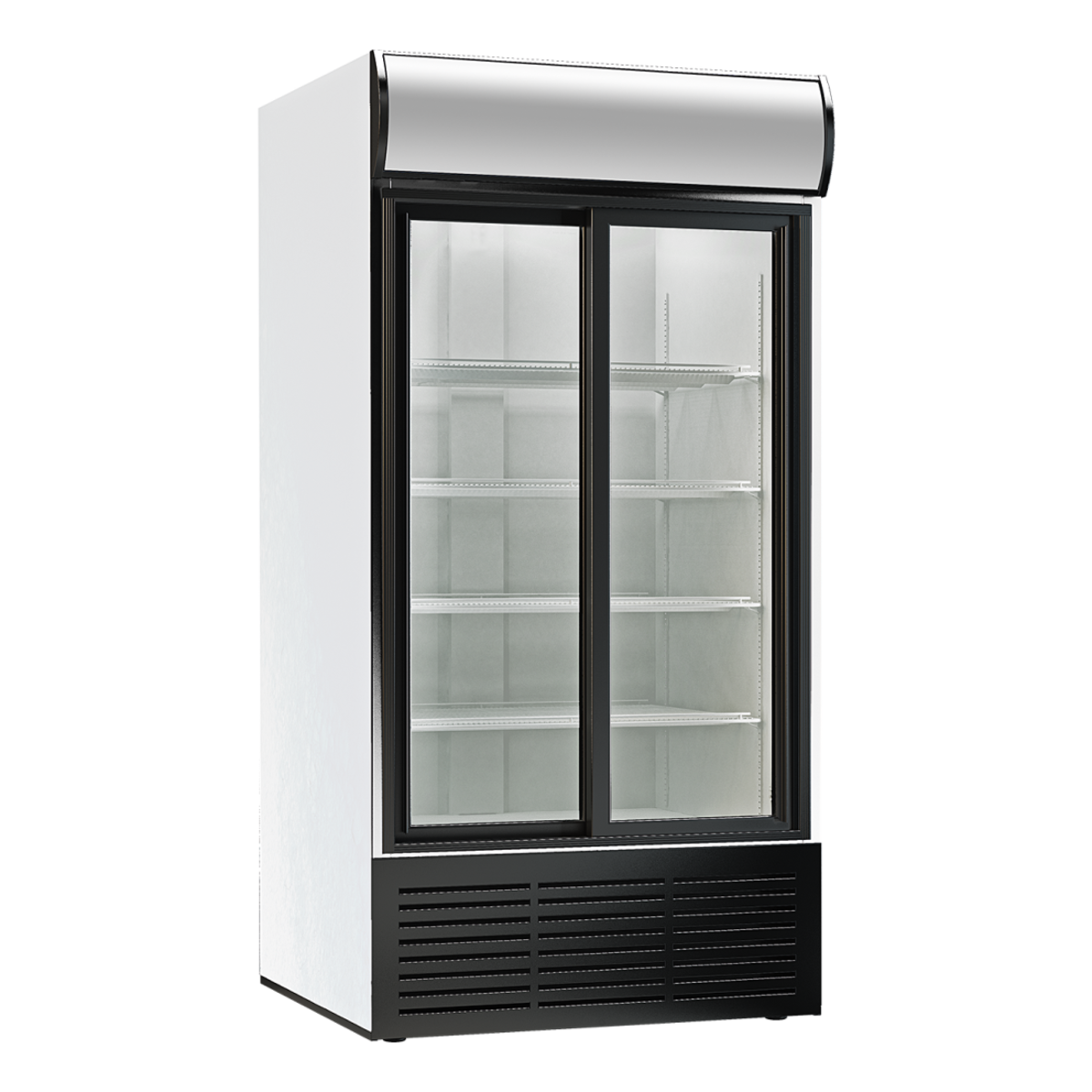 KBS Glastürkühlschrank KBS 1250 GDU mit Schiebetüren 1068 l, 110.3x200x86 cm (BxHxT); weiß