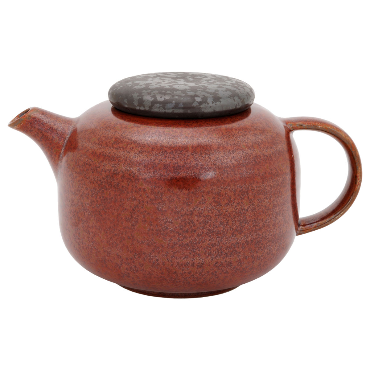 Cosy & Trendy Elements Maroon Teekanne 750 ml, 18.7x12.8x10.8 cm (LxBxH); rostbraun/anthrazit; 8 Stück / Pack