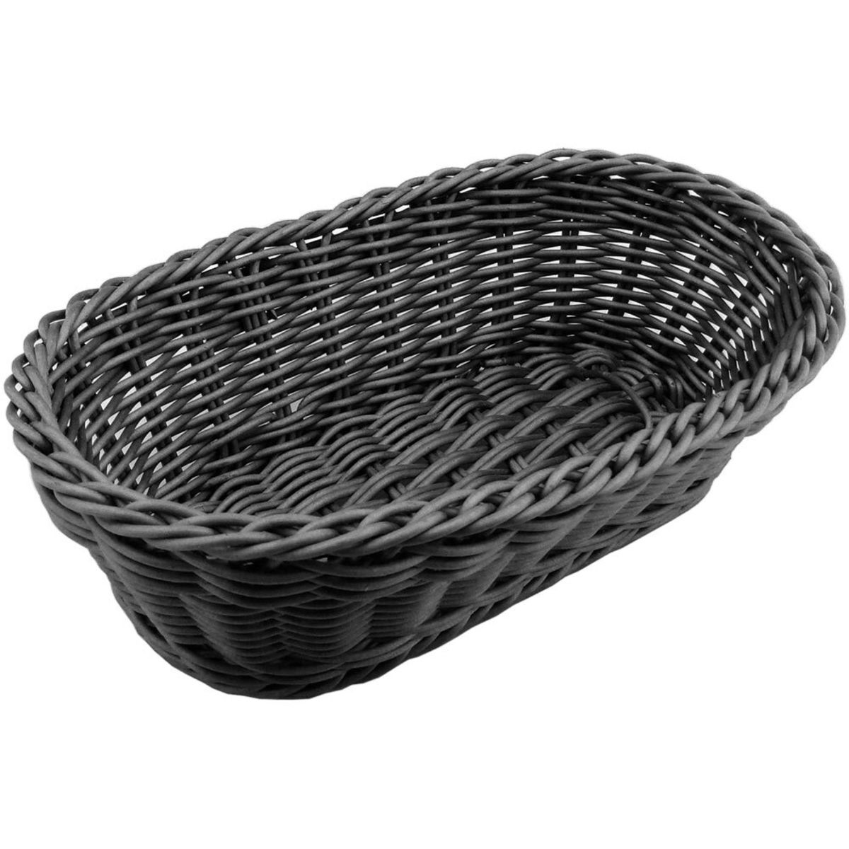 Stalgast Buffetkorb, Polypropylen 23x7.5 cm (BxH); schwarz; rechteckig