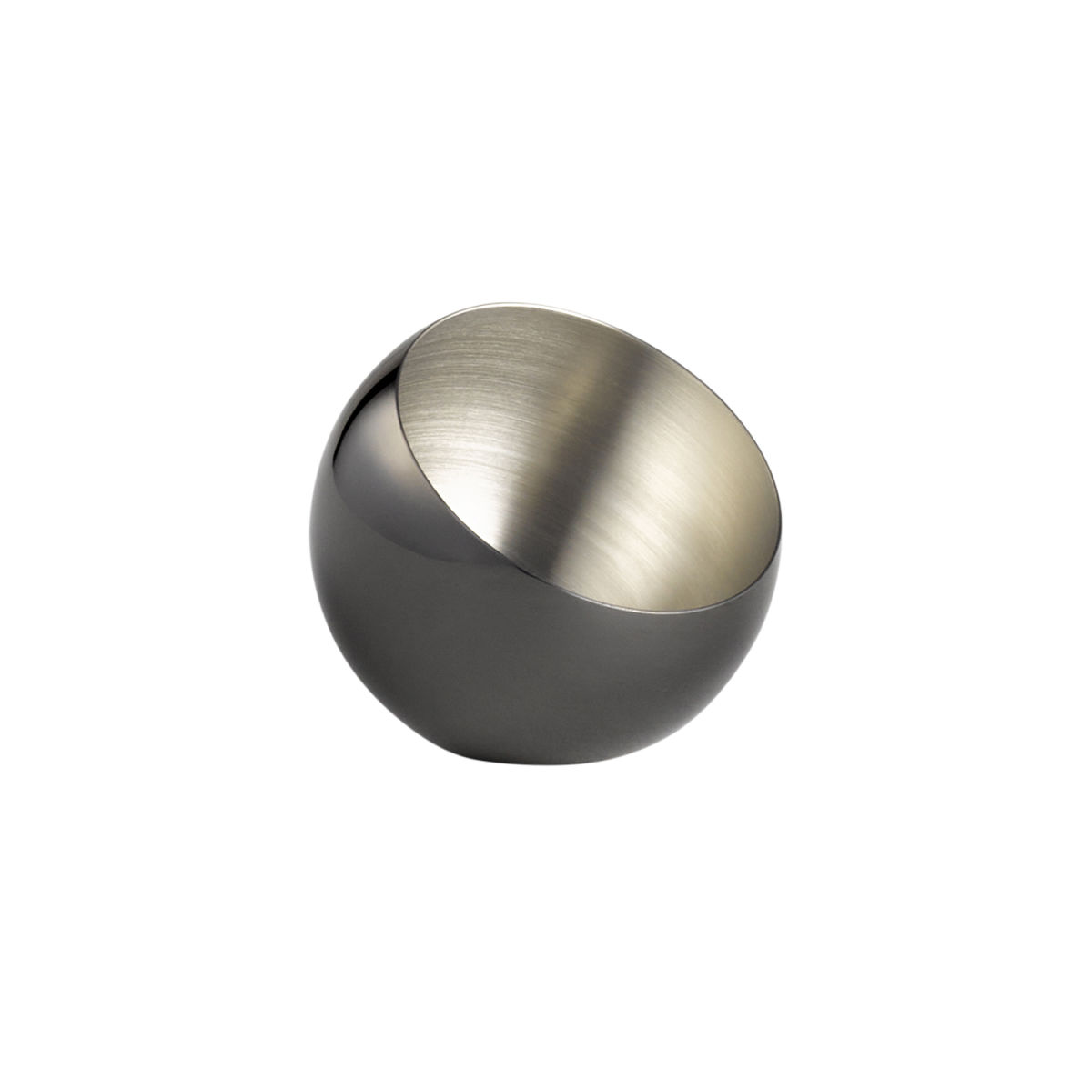 APS Schale SPHERE, 3er-Set, Edelstahl 100 ml, 8x8x7 cm (LxBxH); grau