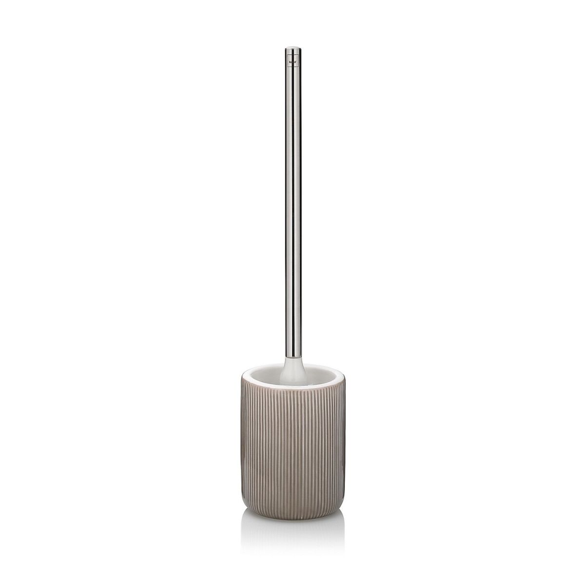 kela WC-Garnitur Ava Keramik 10x45 cm (ØxH); grau