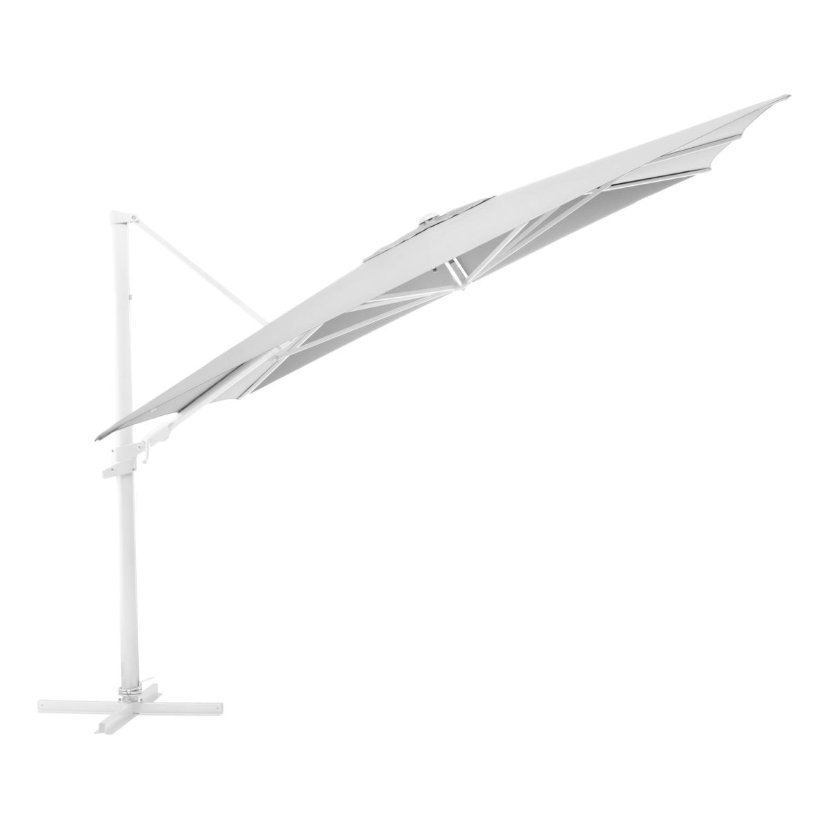 KETTLER Schirm UPF 50+ EASY FLEX , mit PU-Beschichtung 300x300x260 cm (LxBxH); altweiß; quadratisch; 3 Stück / Pack