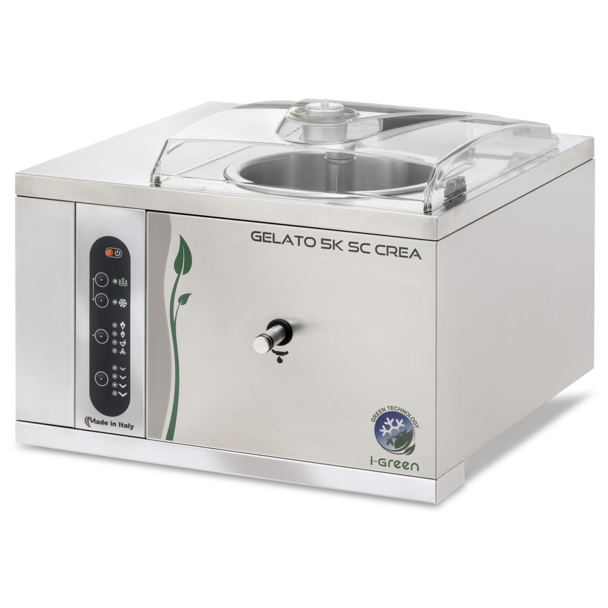 Neumärker Eismaschine Gelato 5K SC Crea 3200 ml, 46.5x39.5x48 cm (BxHxT); silber