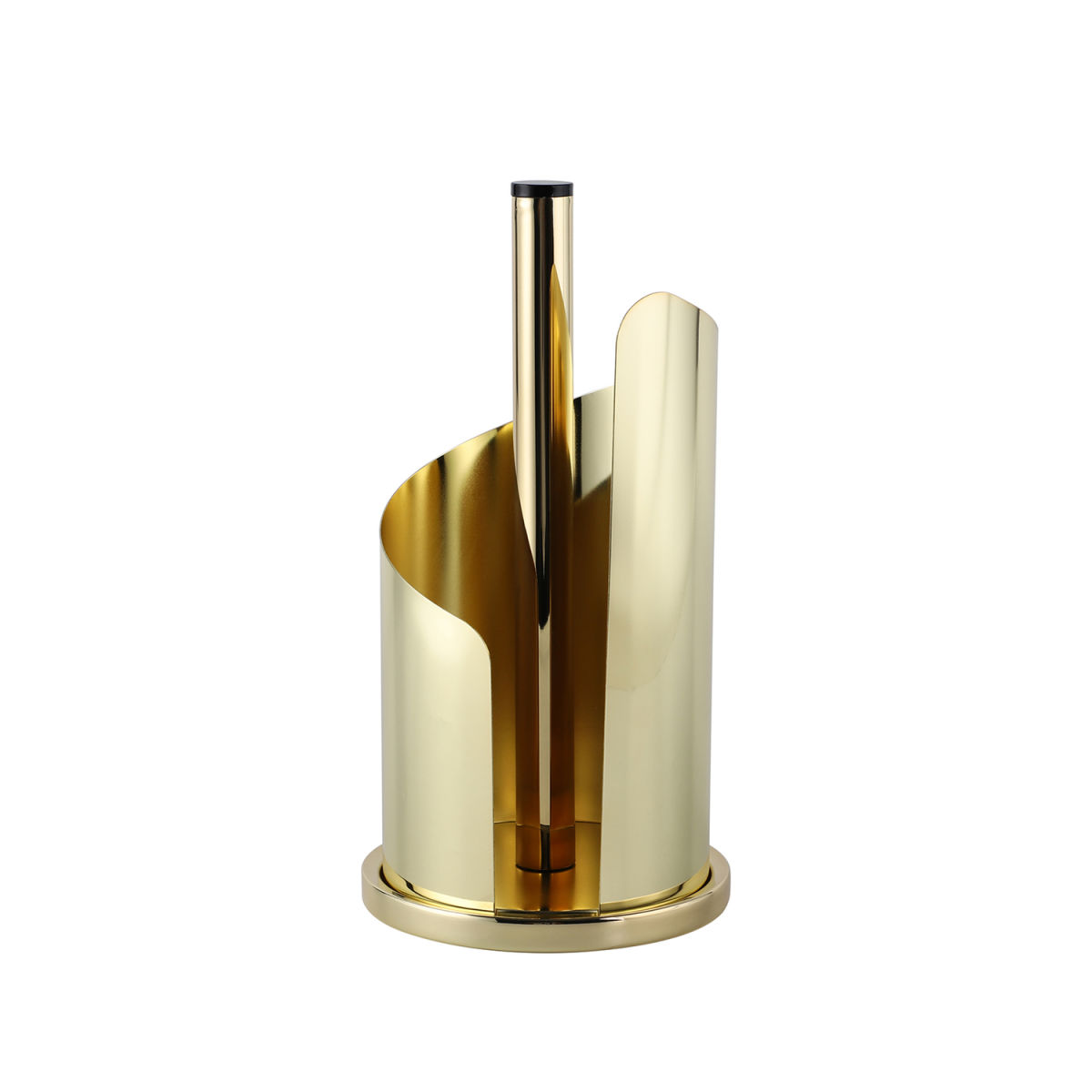ECHTWERK Küchenrollenhalter 33x16x33x33 cm (LxBxHxT); gold; zylinderförmig