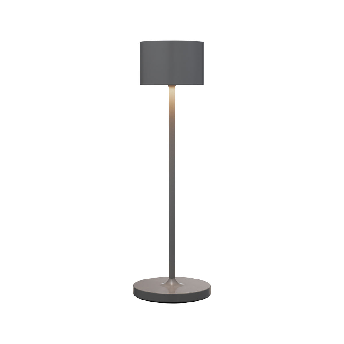 blomus Mobile LED-Tischleuchte -FAROL- 11x11x11x33 cm (LxBxØxH); hellgrau