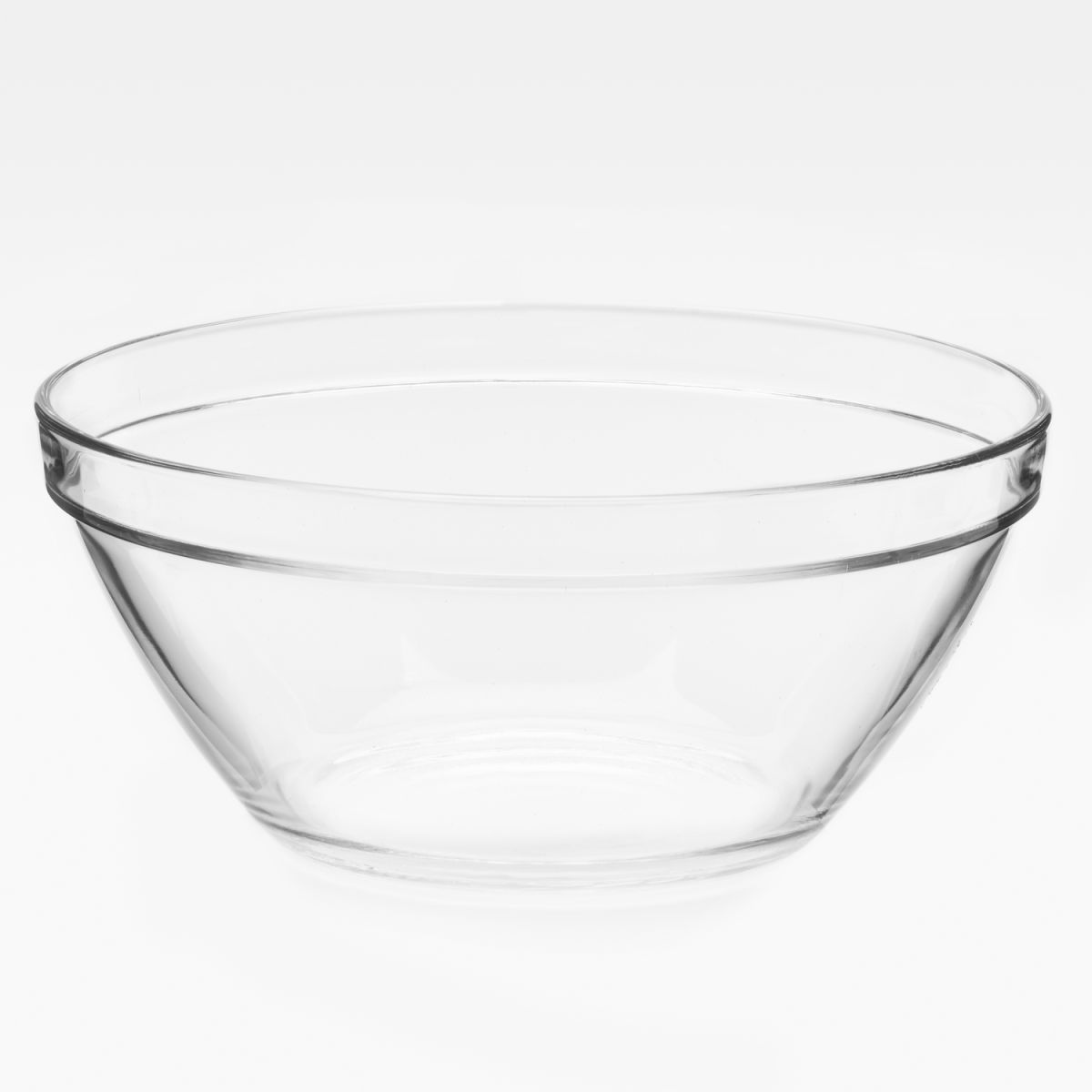 Bormioli Rocco Schale Pompei 26 cm 3650 ml, 26x26x26x11.5 cm (LxBxØxH); transparent; rund; 4 Stück / Pack