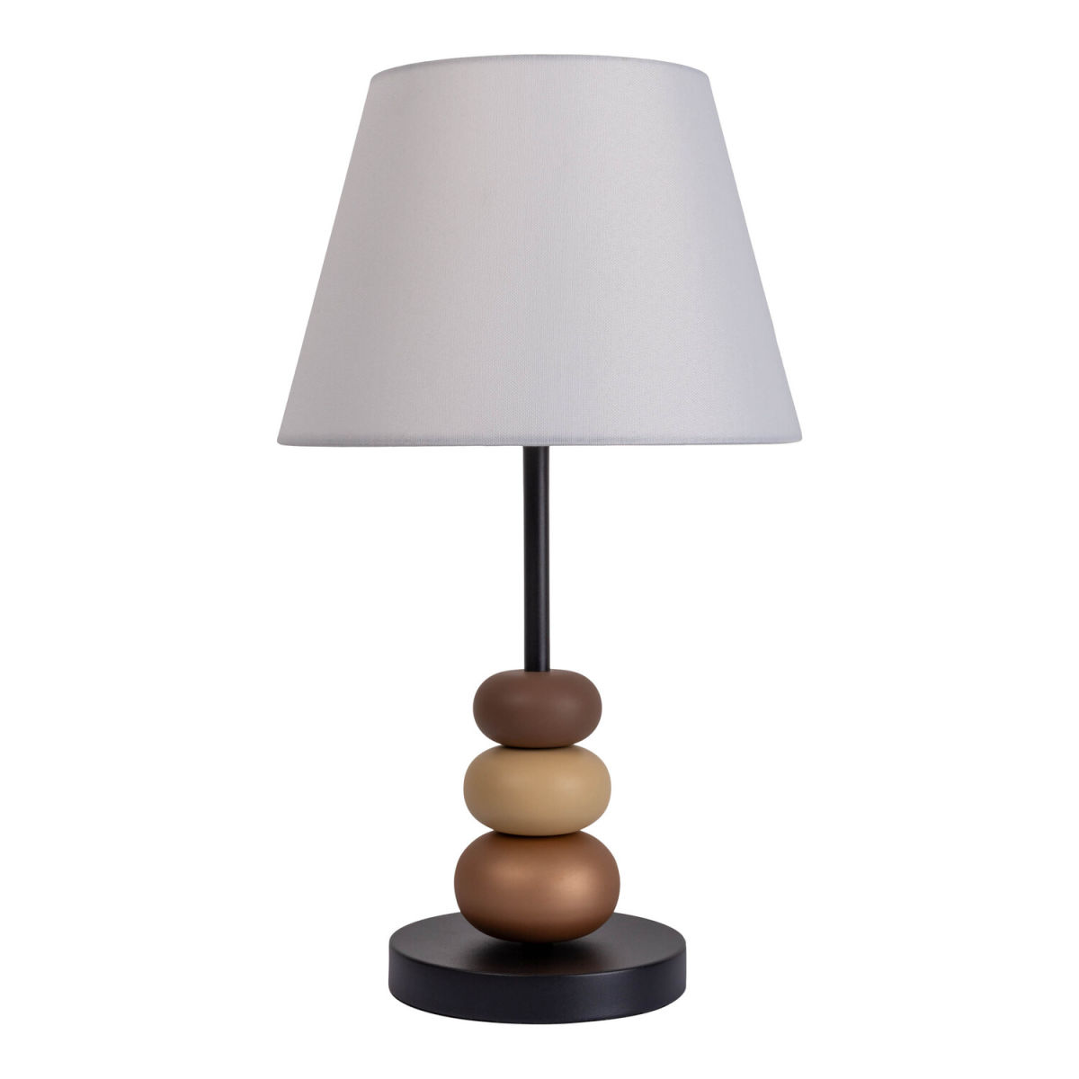 NÄVE Leuchten Tischleuchte ELINA 28x28x28x50 cm (LxBxØxH); weiß; Gestell schwarz