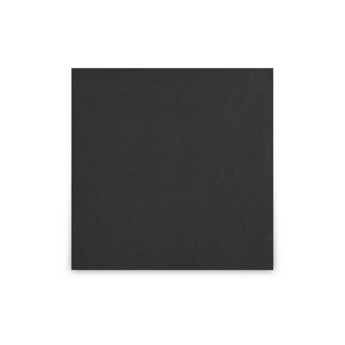 Plock Servietten 40x40 cm 3-lagig 40x40 cm (BxL); schwarz; 1000 Stück / Pack
